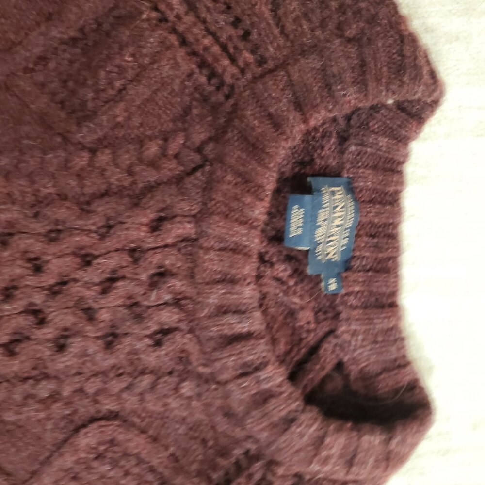 Pendleton Cropped Cable Sweater - Picture 5 of 7
